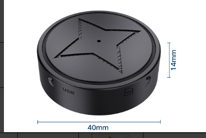 GPS Tracker for Vehicles with Magnetic Mount Bil Tracker Enhet Luvikno