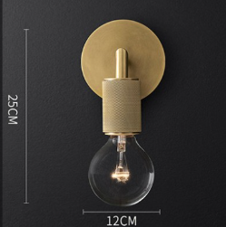 Vegglampe Messing Metall Dobbel Lyspære Vegglampe Luvikno