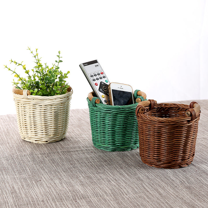 Unisex Dekorativ plantekurv med ergonomiske håndtak Luvikno