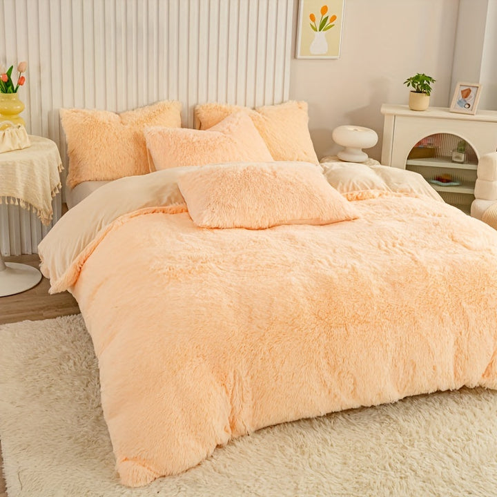 Luvikno | Ultra Soft Plush Duvet Cover Set with Zipper - Luksus & Komfort