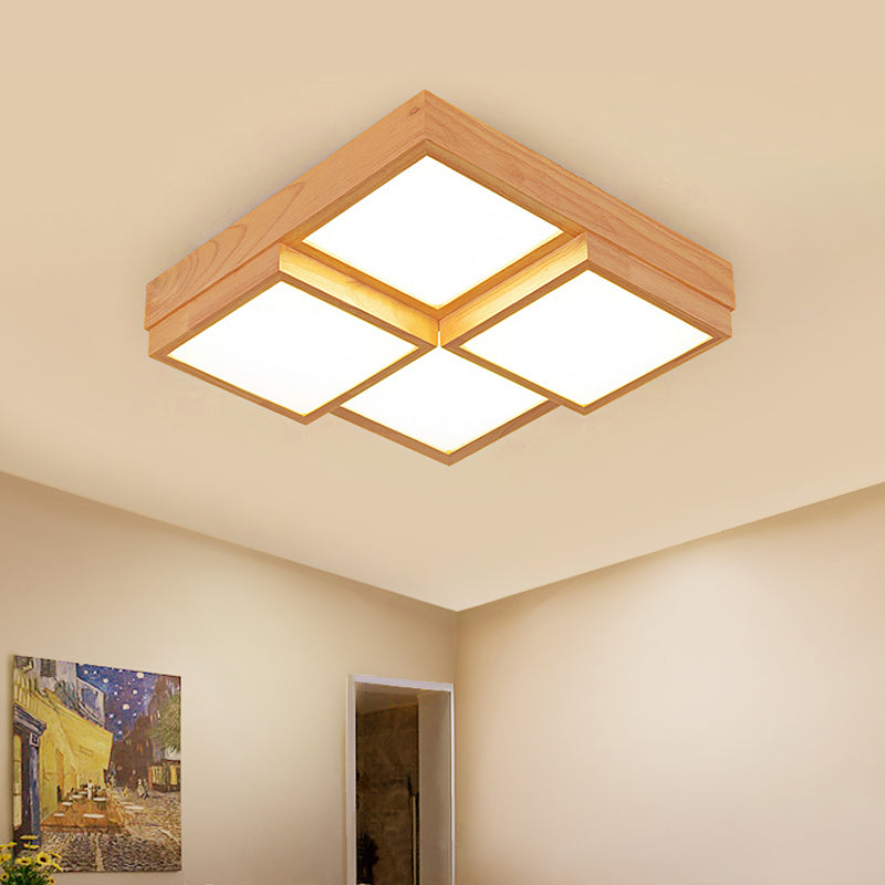 Luvikno | RusticGlow Pendellampe - Flere lamper laget av naturlig tre
