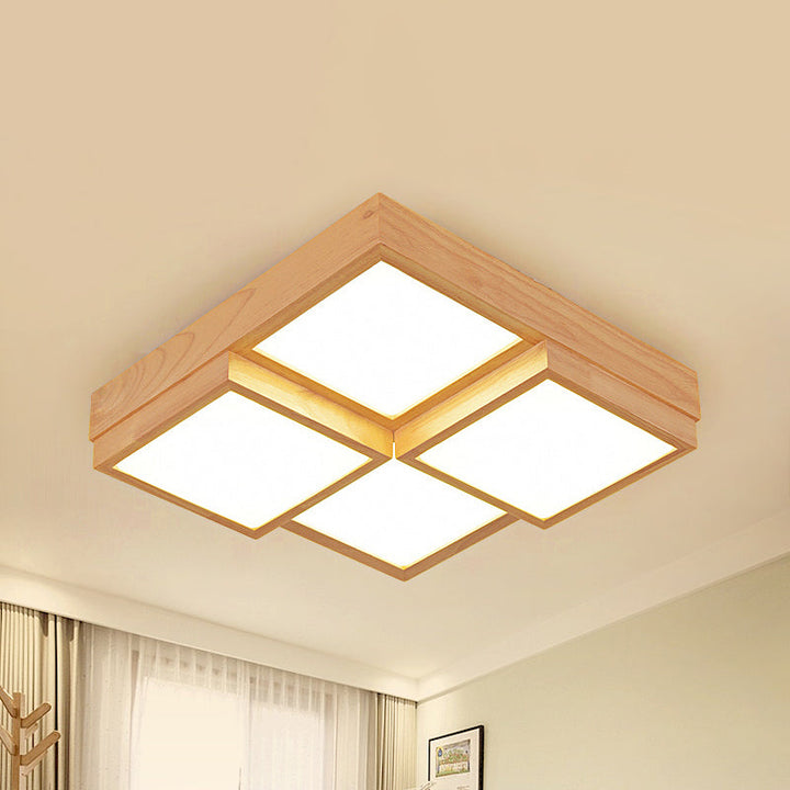 Luvikno | RusticGlow Pendellampe - Flere lamper laget av naturlig tre
