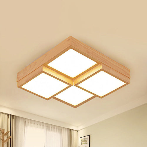 Luvikno | RusticGlow Pendellampe - Flere lamper laget av naturlig tre