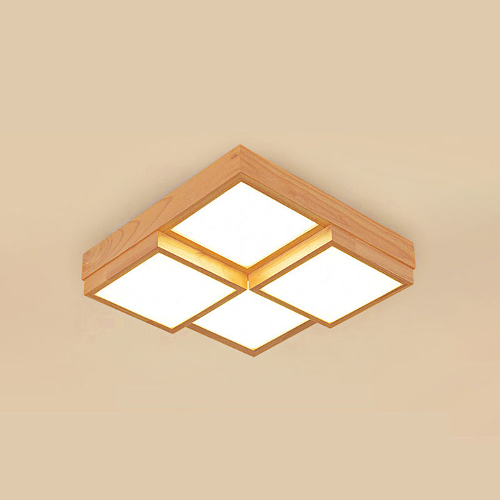 Luvikno | RusticGlow Pendellampe - Flere lamper laget av naturlig tre