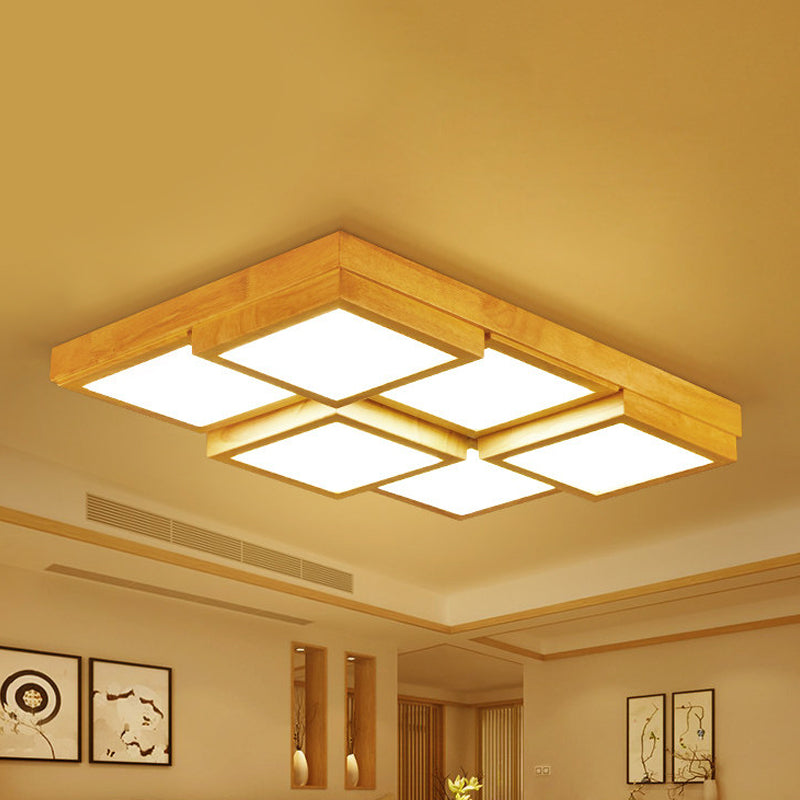Luvikno | RusticGlow Pendellampe - Flere lamper laget av naturlig tre