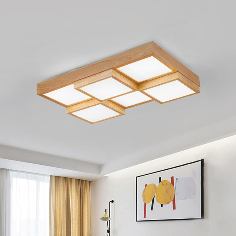 Luvikno | RusticGlow Pendellampe - Flere lamper laget av naturlig tre
