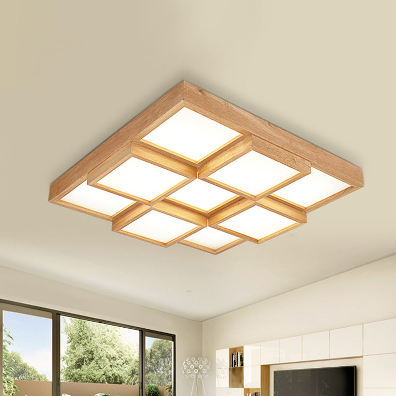 Luvikno | RusticGlow Pendellampe - Flere lamper laget av naturlig tre