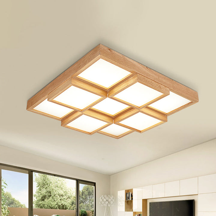Luvikno | RusticGlow Pendellampe - Flere lamper laget av naturlig tre