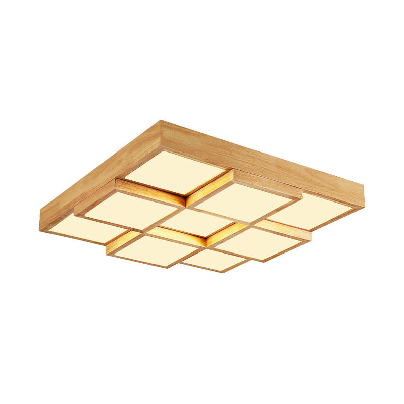Luvikno | RusticGlow Pendellampe - Flere lamper laget av naturlig tre
