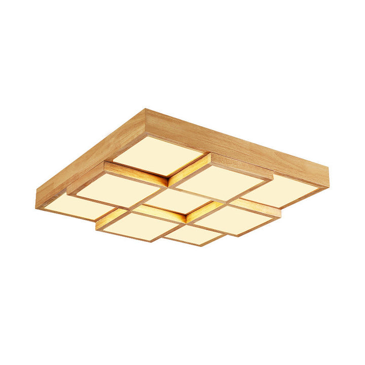 Luvikno | RusticGlow Pendellampe - Flere lamper laget av naturlig tre
