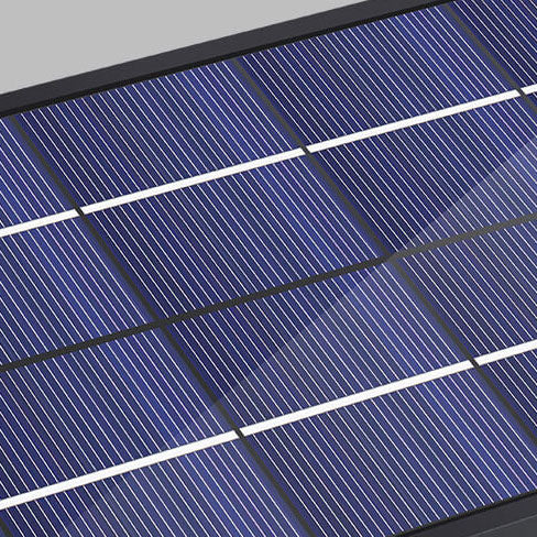 Moderne minimalistiske solrektangel PC LED utendørs vegglampe for utendørs patio | Luvikno