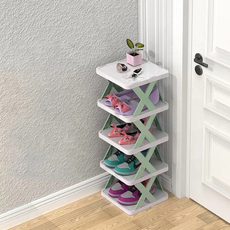Foldbar Multi-Lags Skoholder, Skoplassering Hylle Organiser | Luvikno