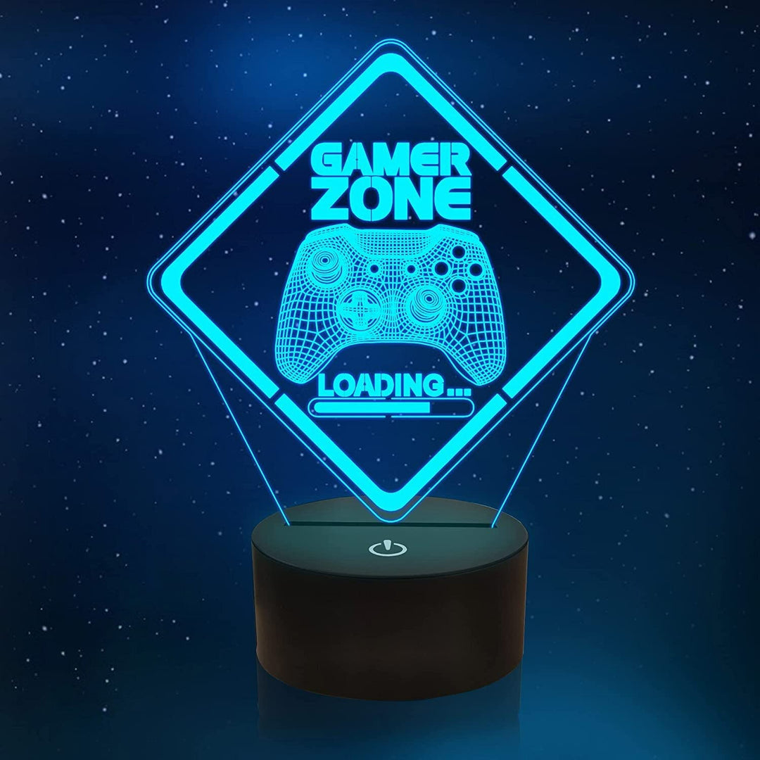 Gamer 3D LED-lamper | Luvikno