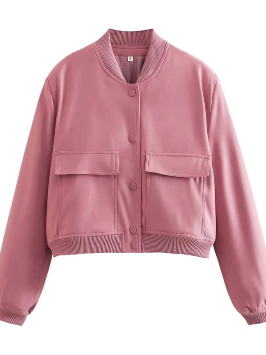 Luvik | Veste bomber pour femmes avec boutons-pression