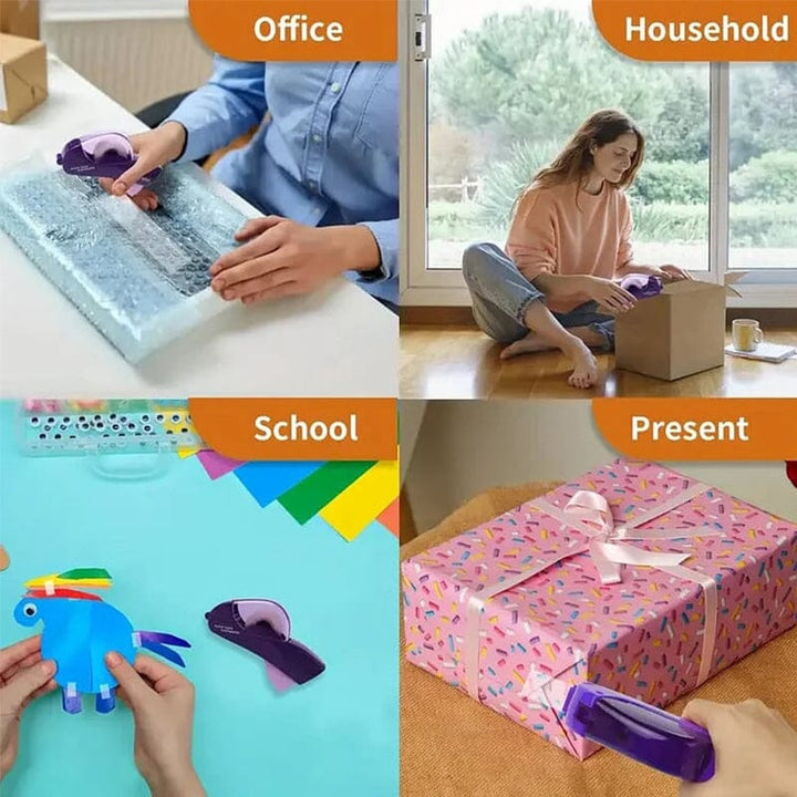 Automatisk tape dispenser, Alt-i-ett håndholdt tape kutter | Luvikno