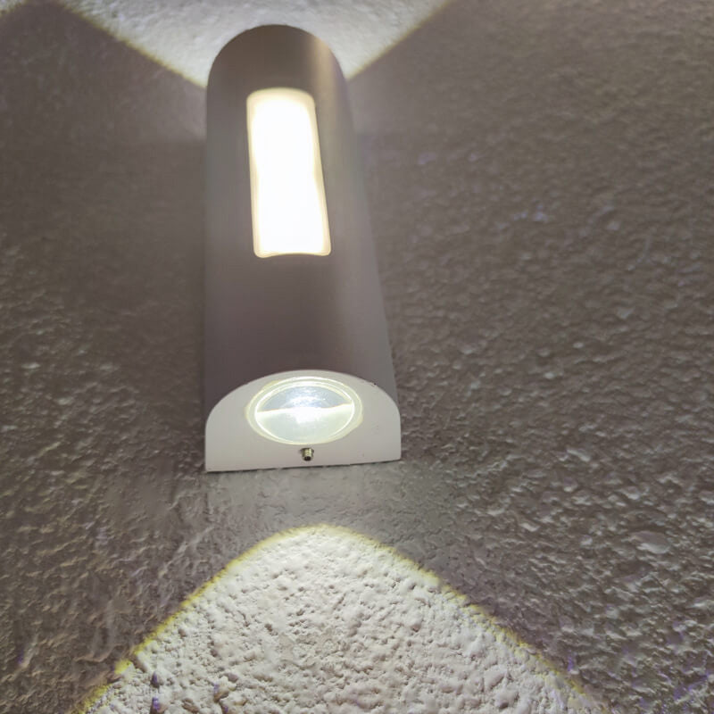 Moderne Minimalistisk Sylinderformet Design LED Utendørs Dekorativ Vegglampe | Luvikno