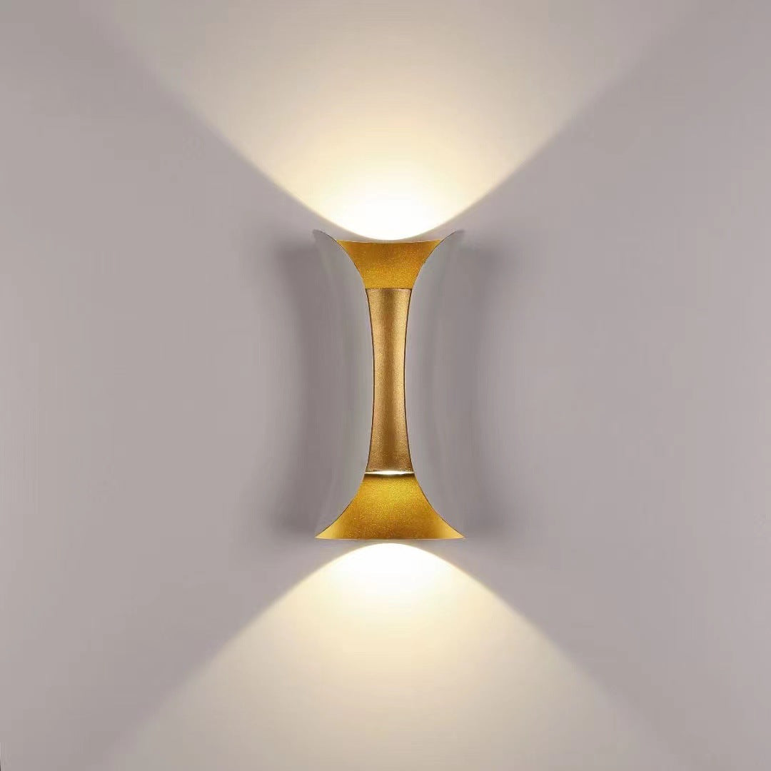 Utendørs LED Vegglampe Aluminium Vanntett Luvikno
