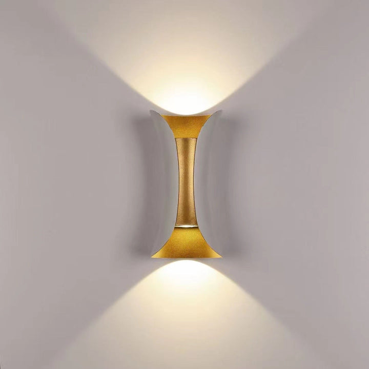 Utendørs LED Vegglampe Aluminium Vanntett Luvikno
