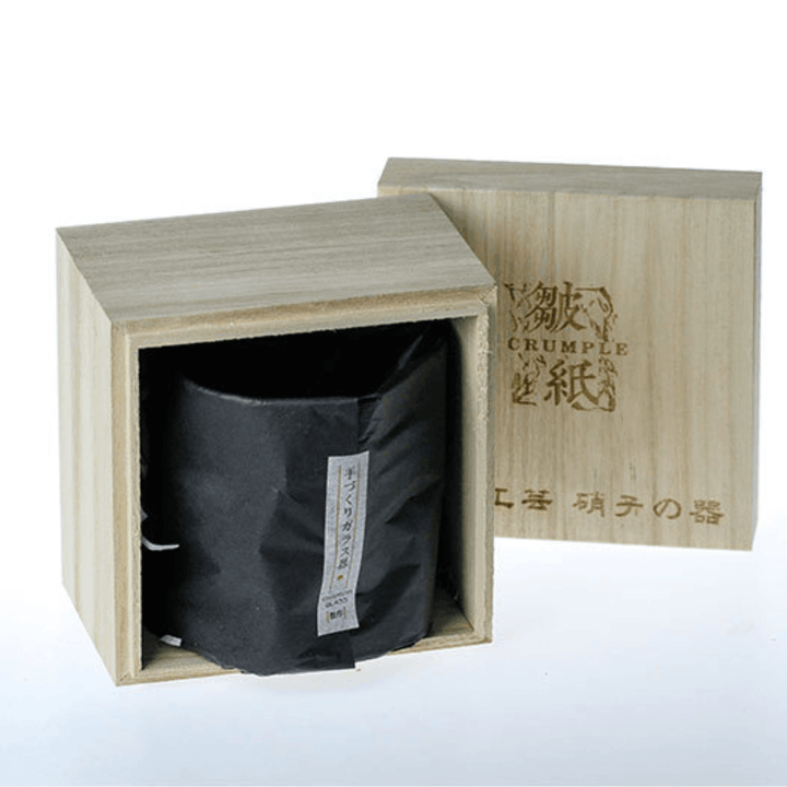 Japansk Edo Kiriko Krumpe Kropp Whisky Glass | Luvikno