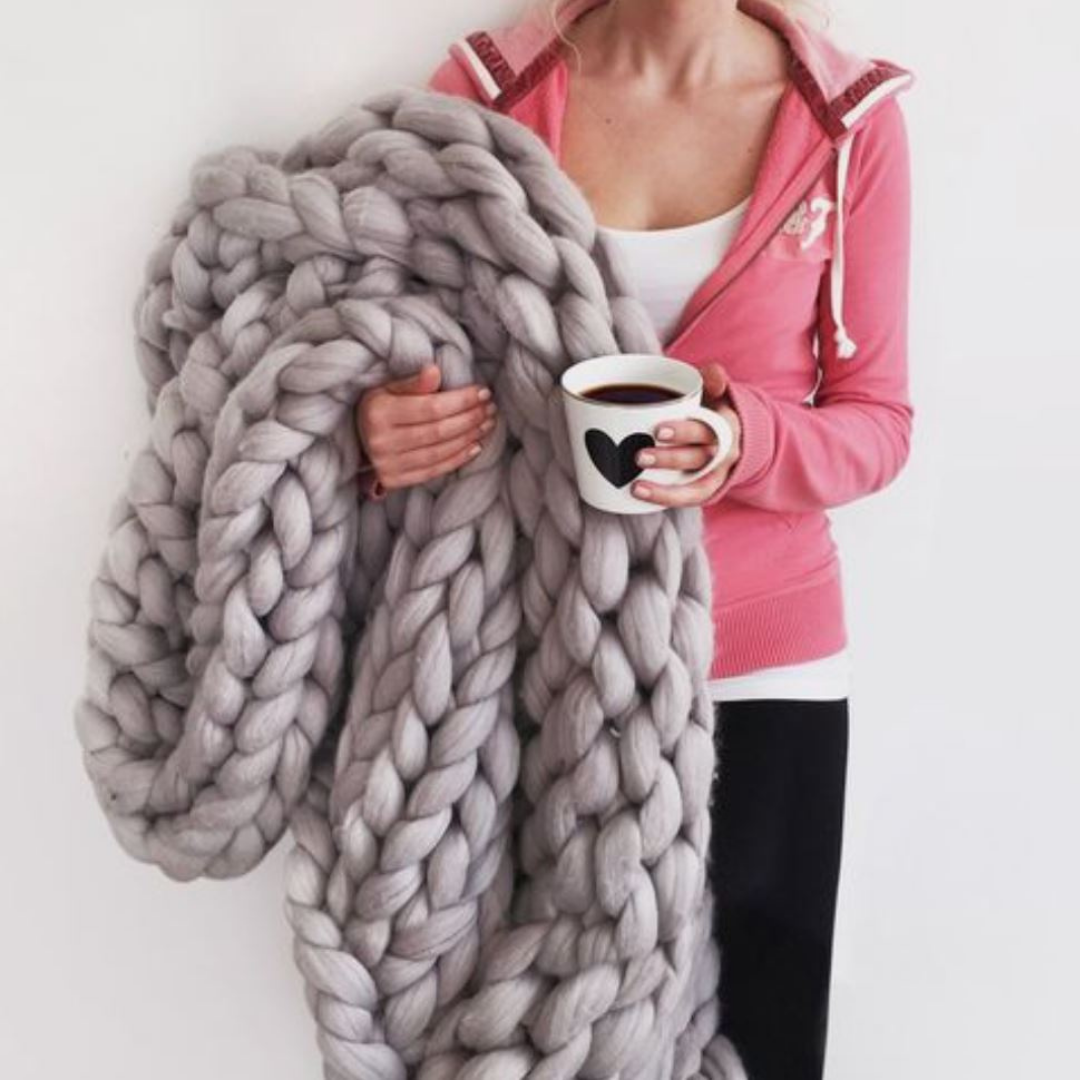 WinterVibe DIY Teppe - Unikt og Komfortabelt for Vinteren Luvikno