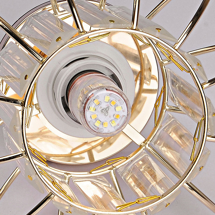 Pendellampe svart glass kule taklampe Luvikno