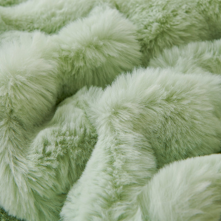 Luksus Ripple Faux Fur Sofa Deksel - Moderne, Stilig & Holdbar Sofa Beskyttelse | Luvikno