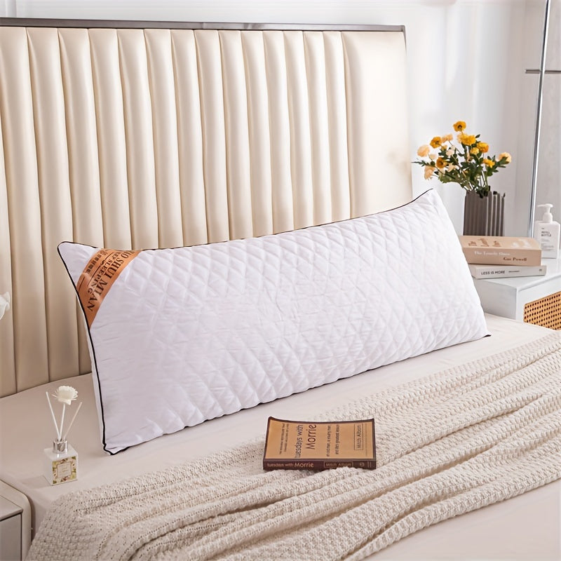 LuxurySoft - Ekstra Lang Hypoallergenisk Pute for Rygg- og Side-sovende, Myk og Pustende, Maskinvaskbar | Luvikno