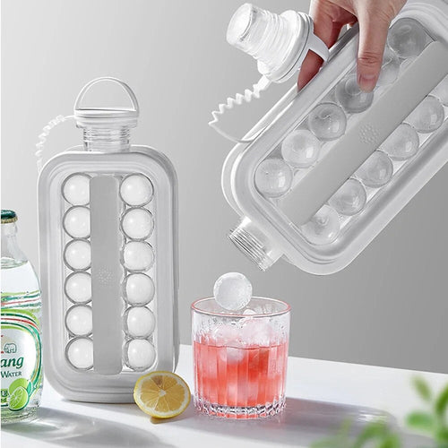 Plassbesparende isbitmaker for forfriskende delikatesser hjemme | Luvikno