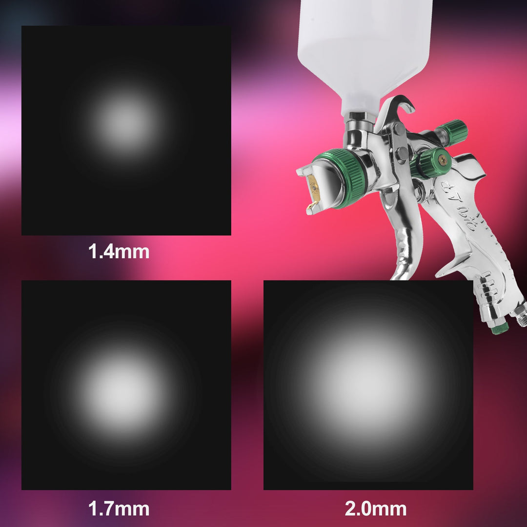 HVLP Spray Gun Spray Gun Set med rustfritt stål dyse | Luvikno