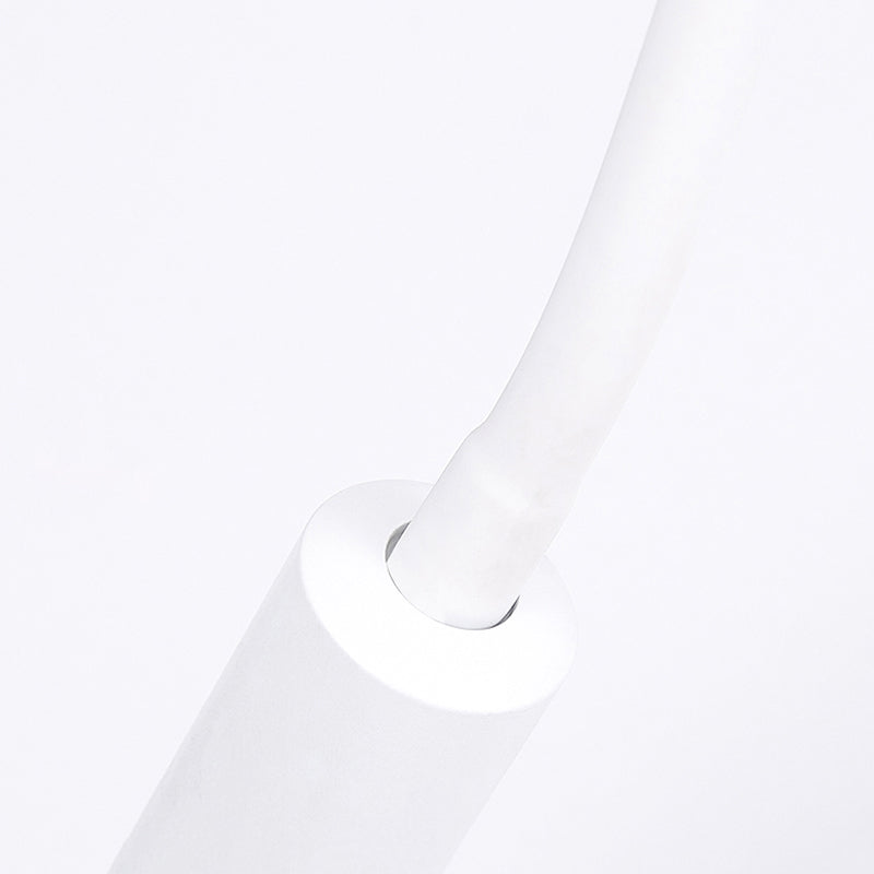 Justerbar sylinder lesing vegglampe moderne silikon og metall LED svart/hvit sconce lampe | Luvikno
