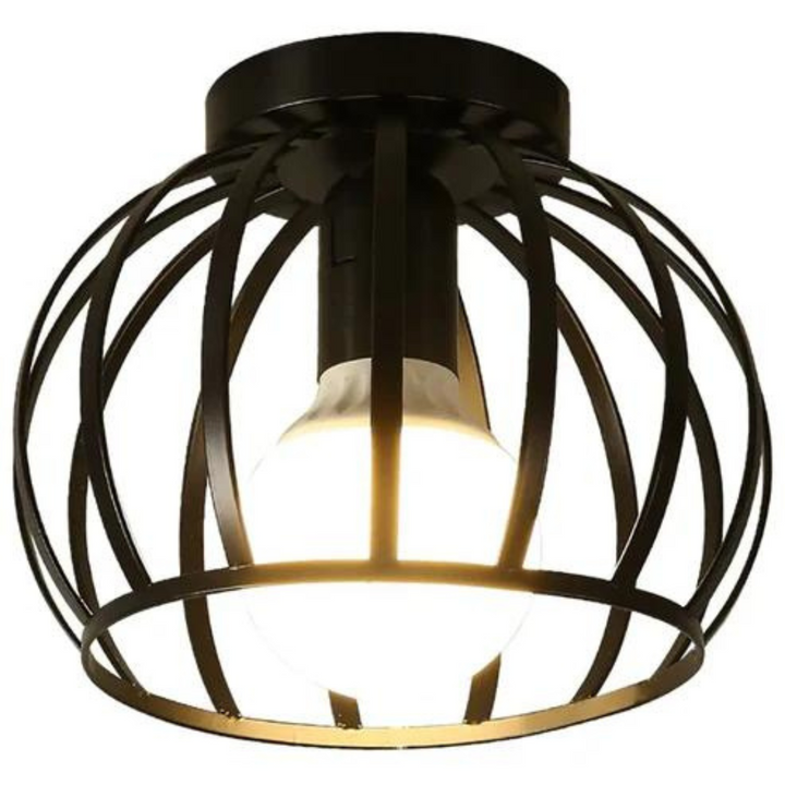 Trendy Industriell Taklampe med Åpen Design - ForgeLight | Luvikno