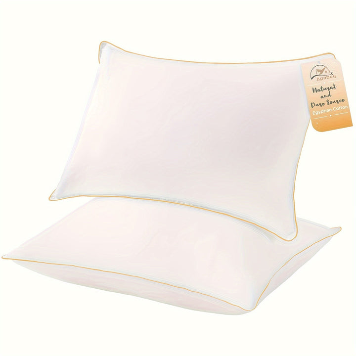 Kjølepute for søvn – Luksus hotellkvalitet med 3D microfiber fyll og pustende trekk – Ideell for side-, rygg- og mage-sovne, dronningstørrelse | Luvikno