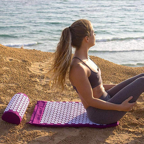 RelaxPress – Akupressur Yogamatte og Kussensett Luvikno