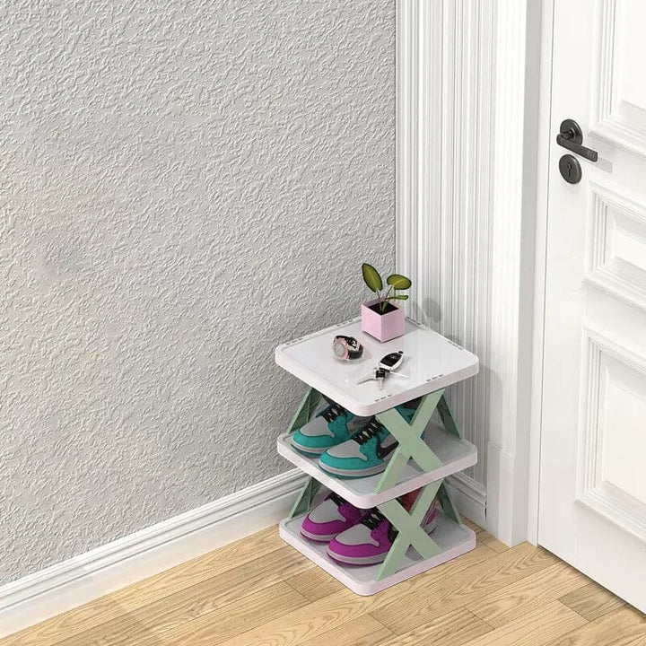 Foldbar Multi-Lags Skoholder, Skoplassering Hylle Organiser | Luvikno