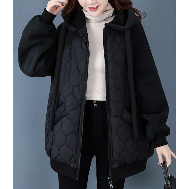 Luvik | Oversized dunjakke med hette