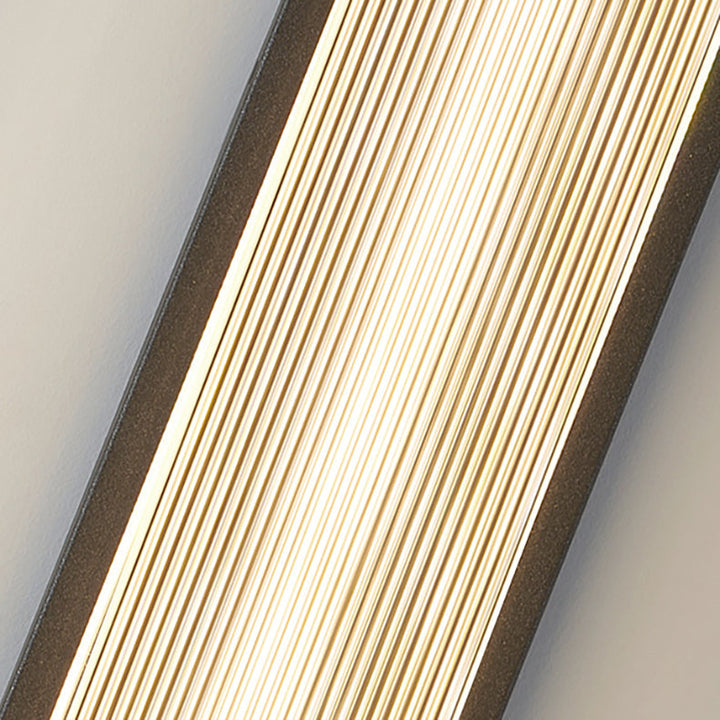 Moderne Minimalistisk Vanntett Rektangulær Rustfritt Stål Akryl LED Vegglygte Lampe For Utendørs Patio | Luvikno
