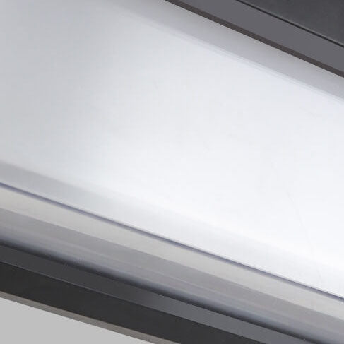 Moderne minimalistiske solrektangel PC LED utendørs vegglampe for utendørs patio | Luvikno