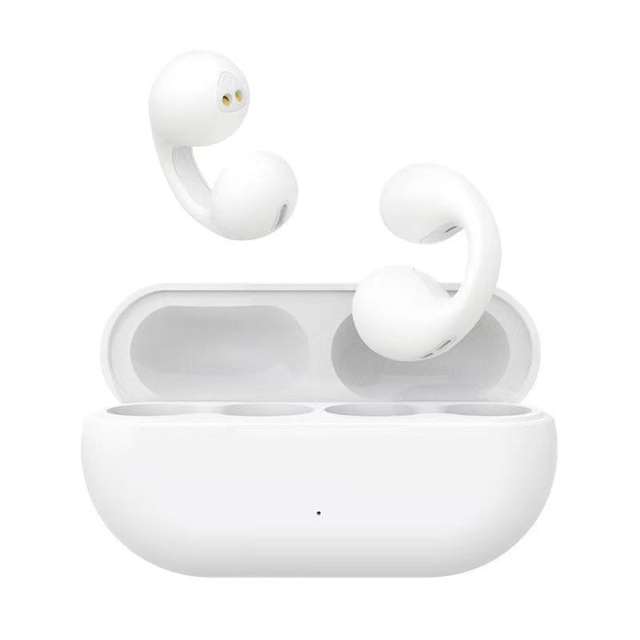 Bone conduction headphones with clip for the ear, wireless | luvikno