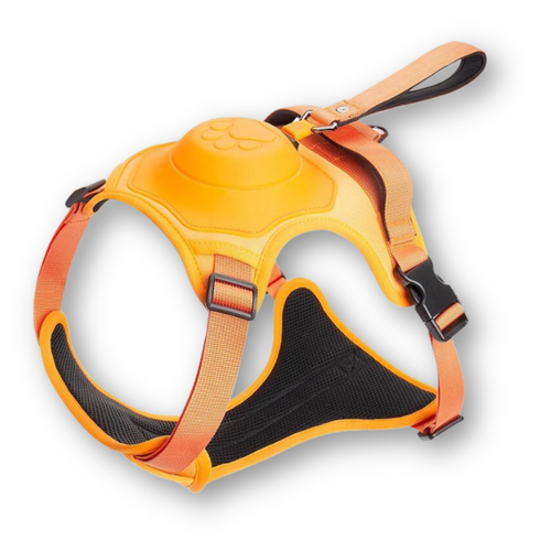 FlexiHarness – Komfortabel 2-i-1 hundesele med bånd Luvikno