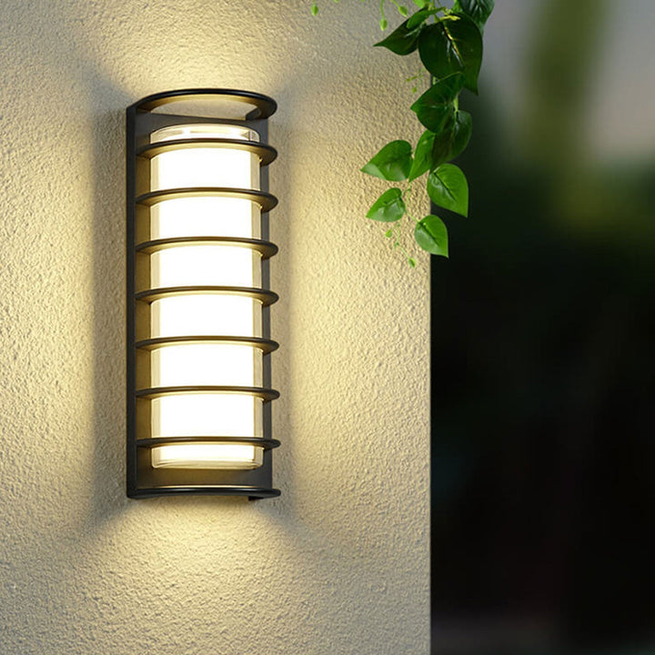 Modern utendørs søyle vanntett LED hagevegglampe | Luvikno