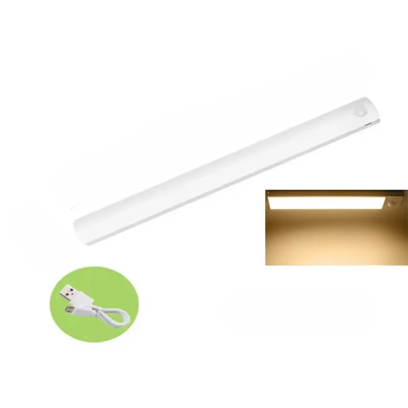 Smart Sensor LED Nattlys - Bevegelsesaktivert, Lysdempbar & Oppladbar Luvikno