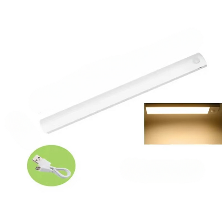 Smart Sensor LED Nattlys - Bevegelsesaktivert, Lysdempbar & Oppladbar Luvikno