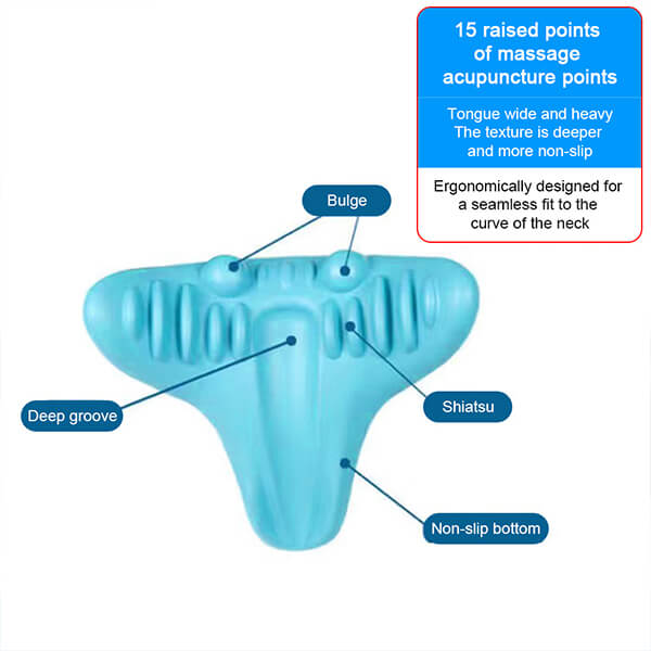 NeckEase Stretch – Ergonomisk Nakkepute for Nakkavslapning | Luvikno