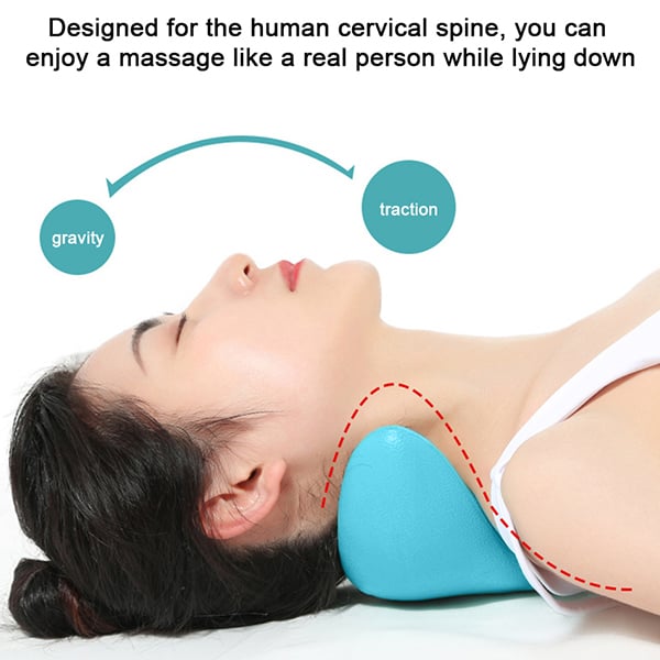 NeckEase Stretch – Ergonomisk Nakkepute for Nakkavslapning | Luvikno