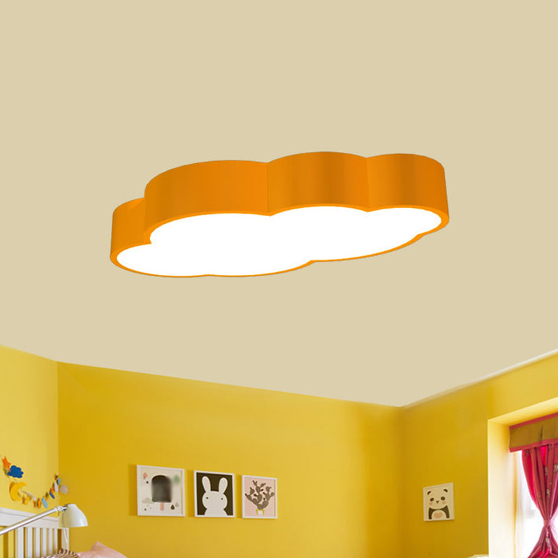 LED Sky Cloud Taklampe for Barnerom – Lekent Design i Rød/Gul/Luviknoa | Luvikno