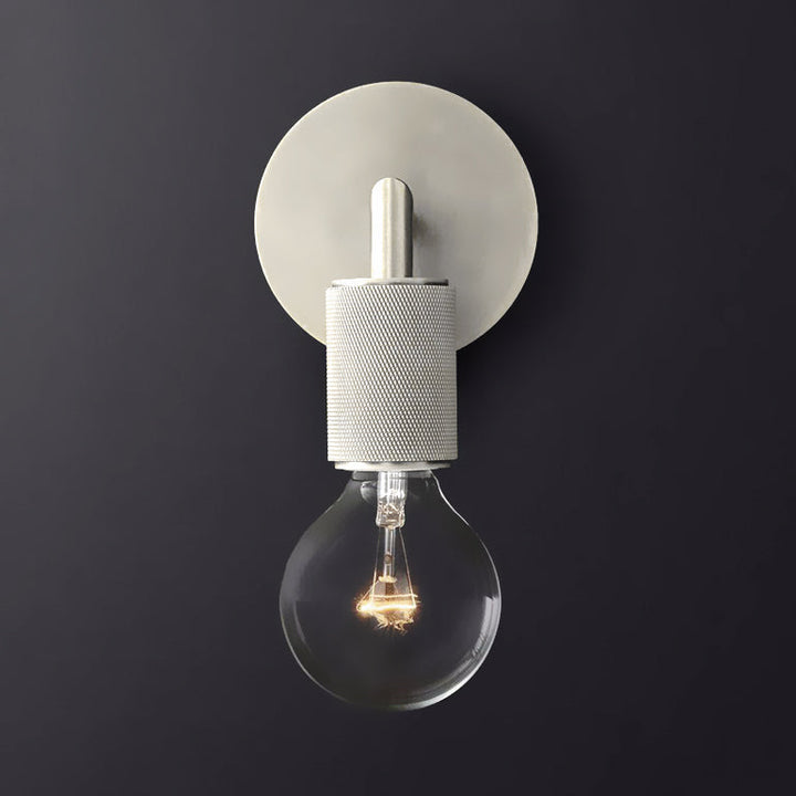 Vegglampe Messing Metall Dobbel Lyspære Vegglampe Luvikno