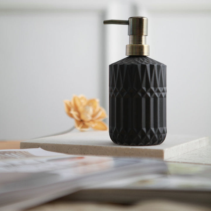 Luvikno | Diamantmønster Glass Såpeholder