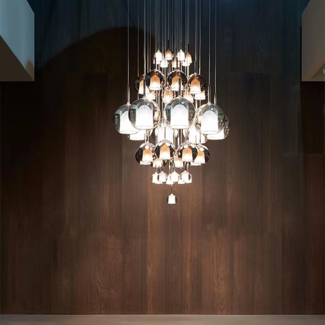 CelestialGlow Light - Moderne Glass Pendellampe | Luvikno