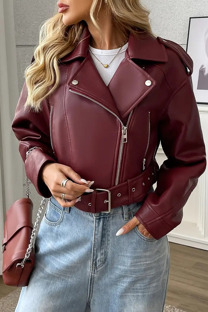 Luvik | Kort Skinnjakke
