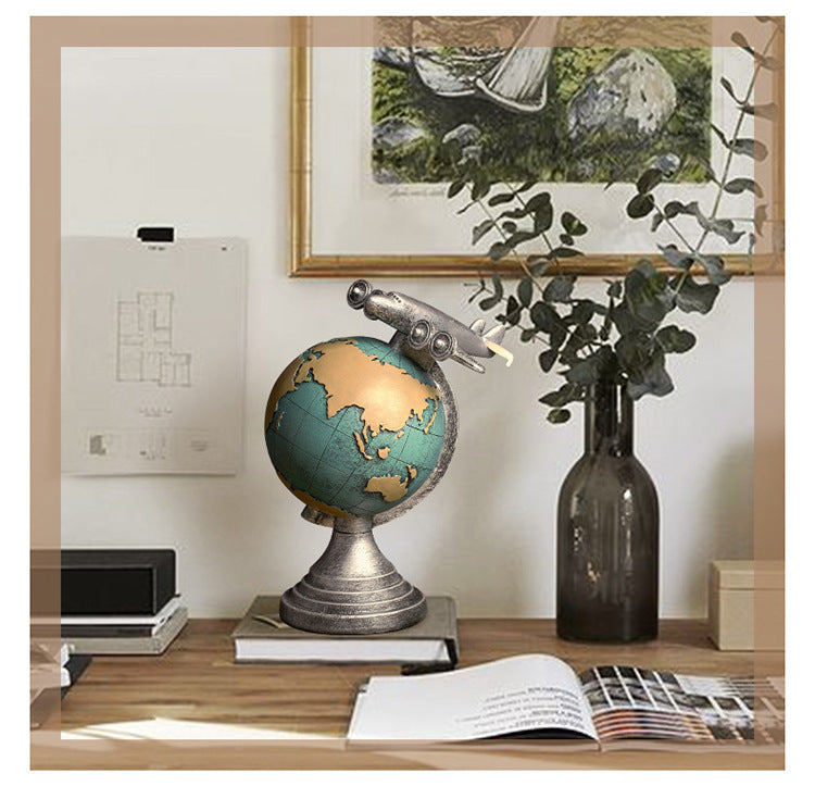 Retro Globe Clock | Luvikno